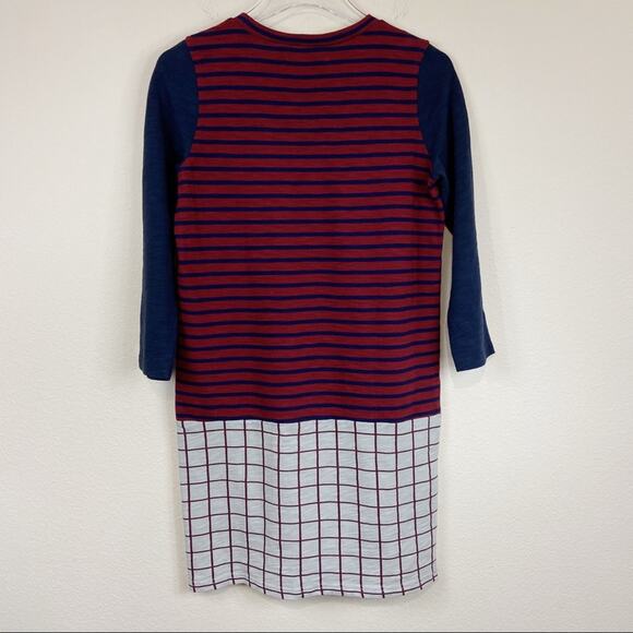 Madewell Hi-Line | Striped Colorblock Dress - Picture 2 of 6